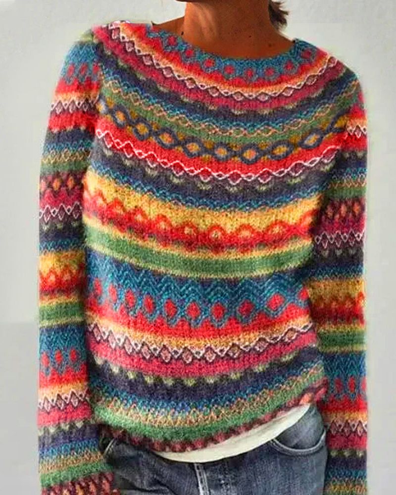 TANJA - PULLOVER IN STILE RETRÒ