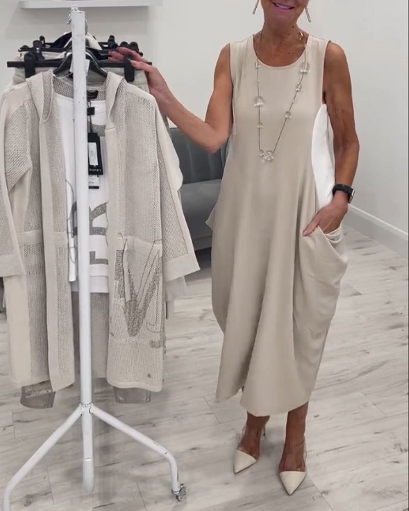 LELIE - Abito senza maniche alla moda