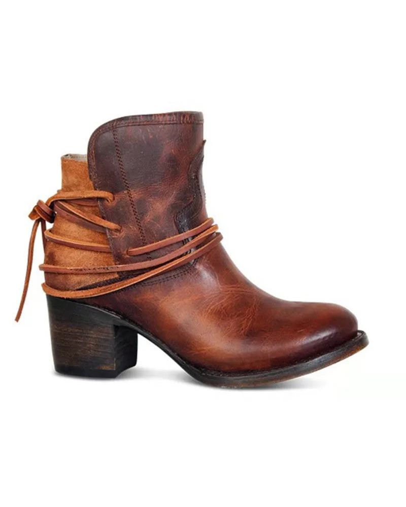 WENDY - STIVALI WESTERN VINTAGE