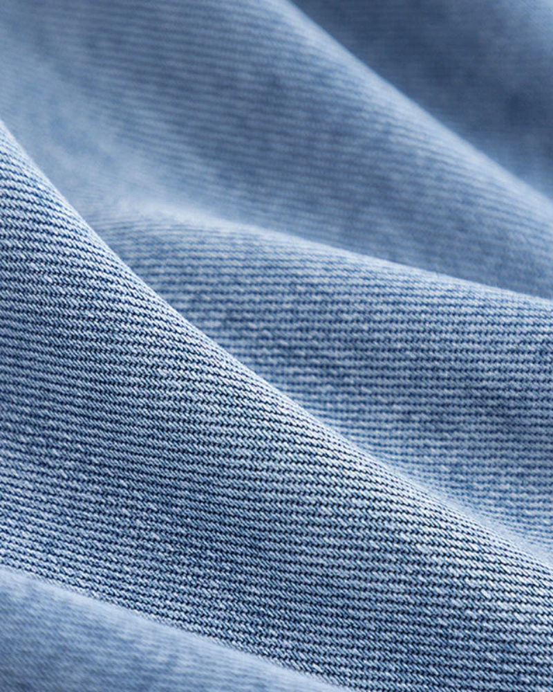 MARITES - CAPPOTTO IN DENIM E CAMOSCIO