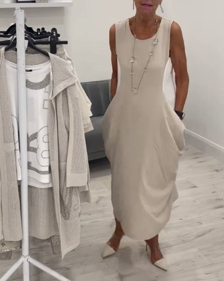 LELIE - Abito senza maniche alla moda