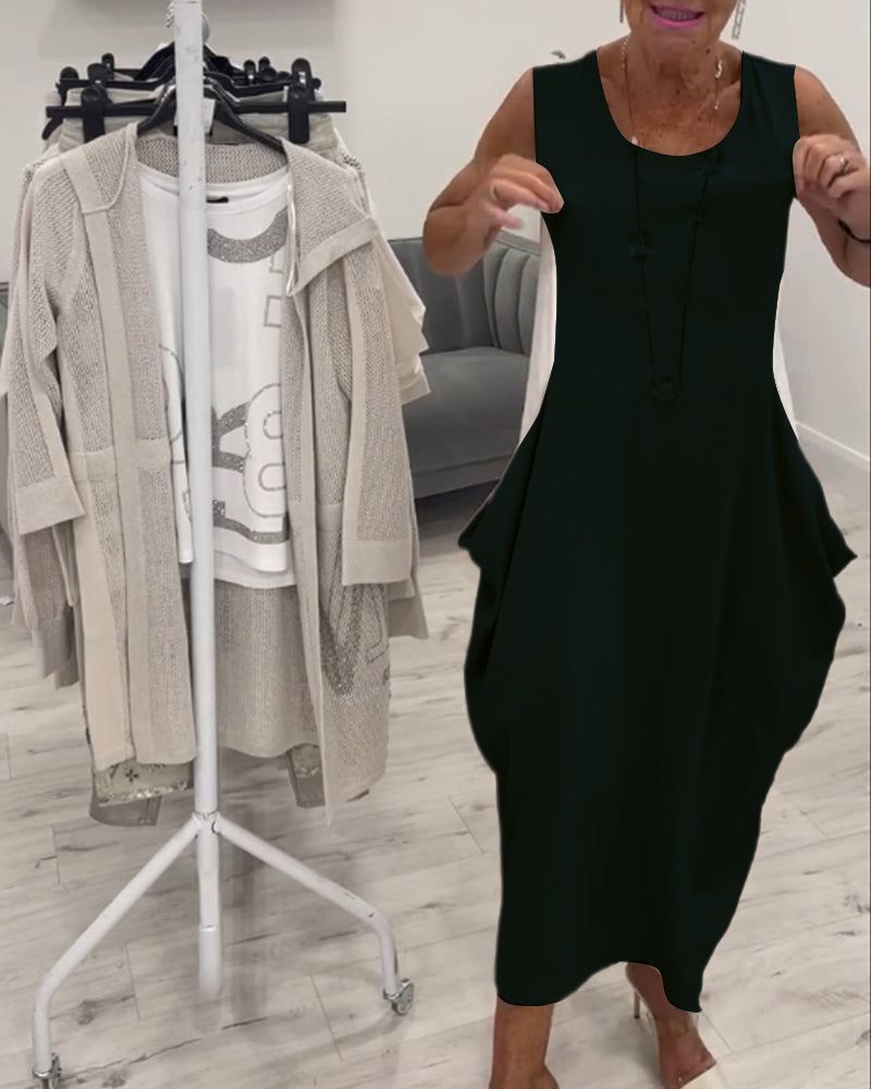 LELIE - Abito senza maniche alla moda