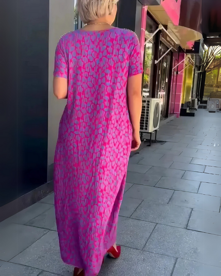 MONTI - ABITO ELEGANTE STAMPATO