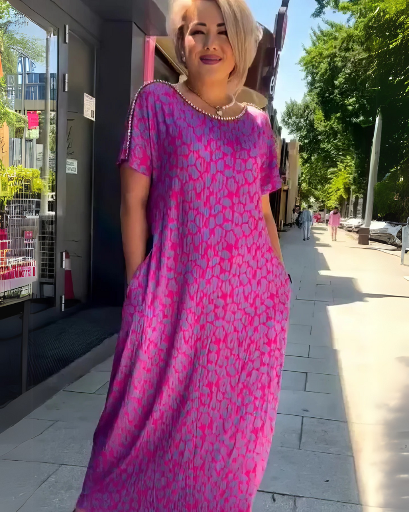 MONTI - ABITO ELEGANTE STAMPATO