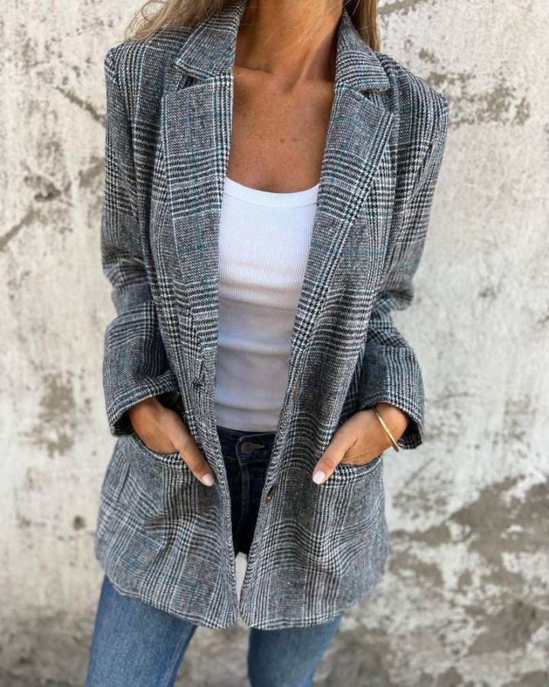 EIRA - Blazer a quadri senza tempo