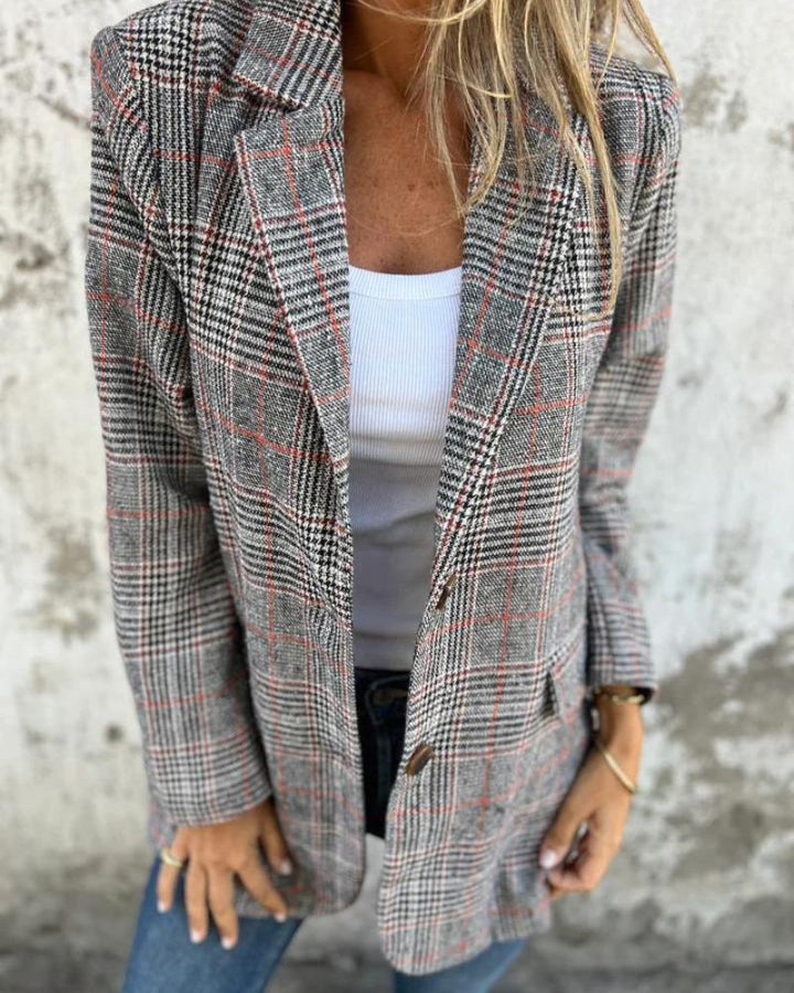 EIRA - Blazer a quadri senza tempo