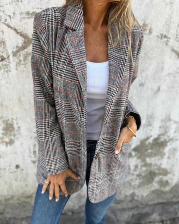 EIRA - Blazer a quadri senza tempo