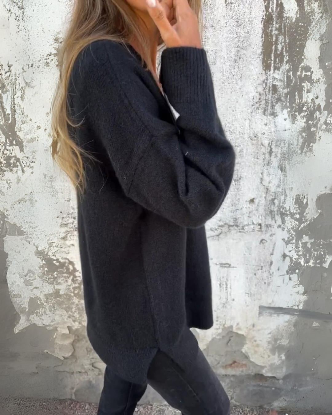 MARIANE - MAGLIONE CASUAL CON SCOLLO A V