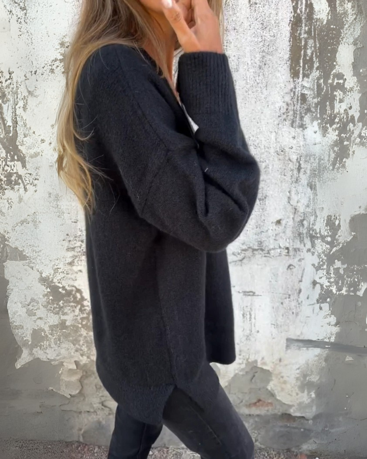 MARIANE - MAGLIONE CASUAL CON SCOLLO A V