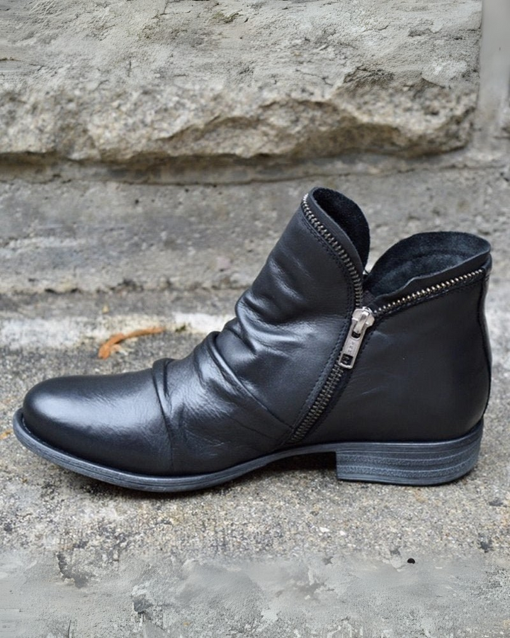 VIANELE - Stivali in pelle con zip