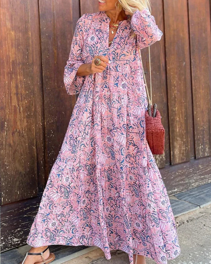 ALMERIA - ABITO STAMPATO BOHO
