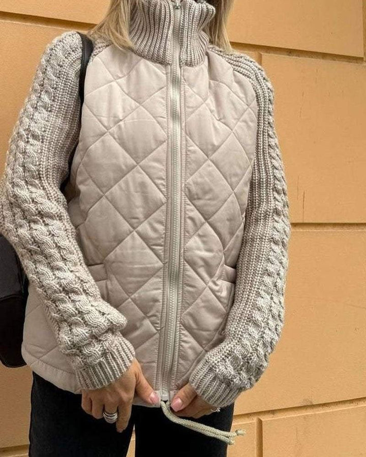 BOILAR - Giacca casual in maglia con chiusura a zip