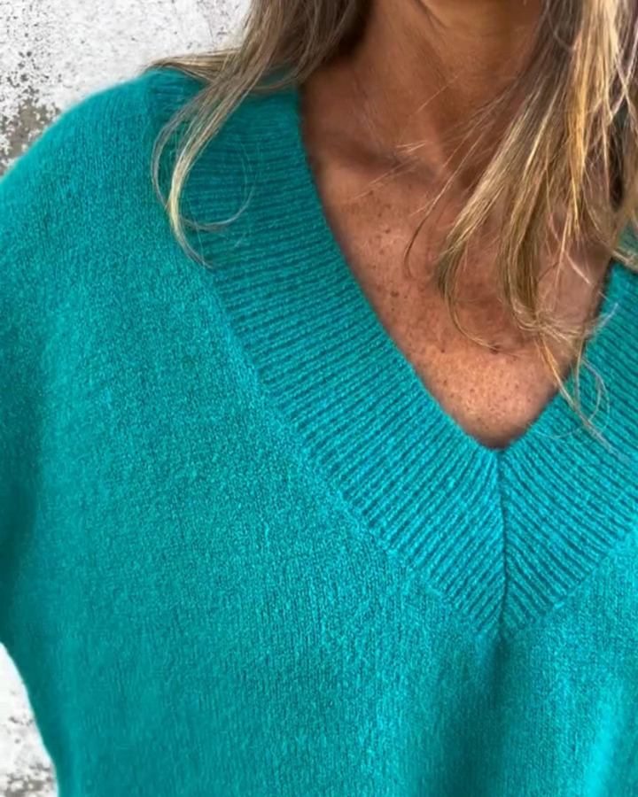 MARIANE - MAGLIONE CASUAL CON SCOLLO A V