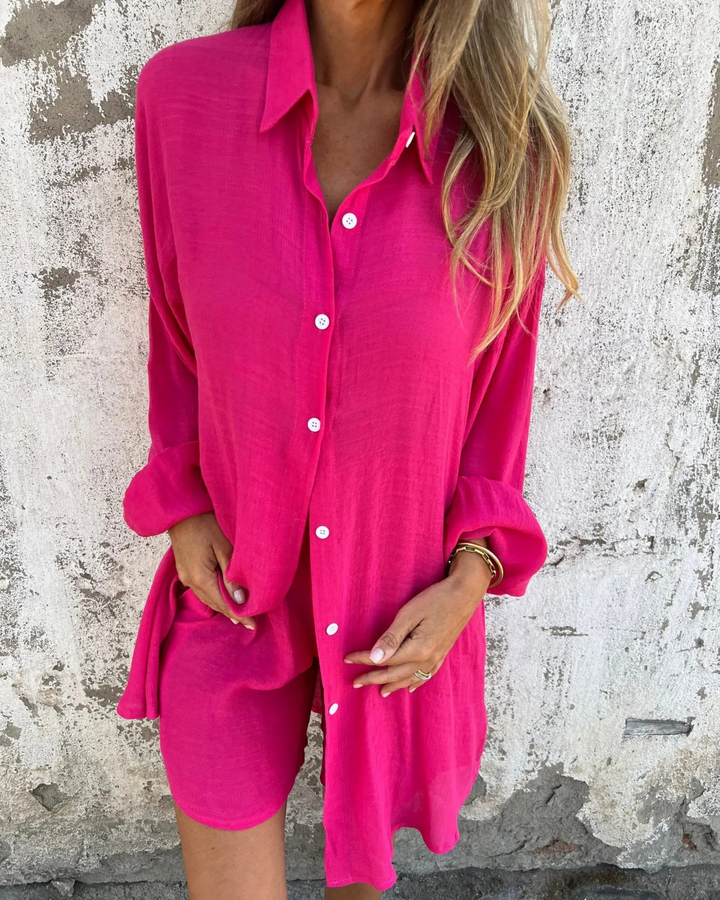 IZELA - Set camicia e pantaloncini casual