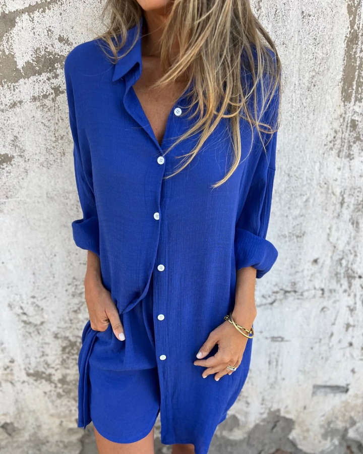 IZELA - Set camicia e pantaloncini casual
