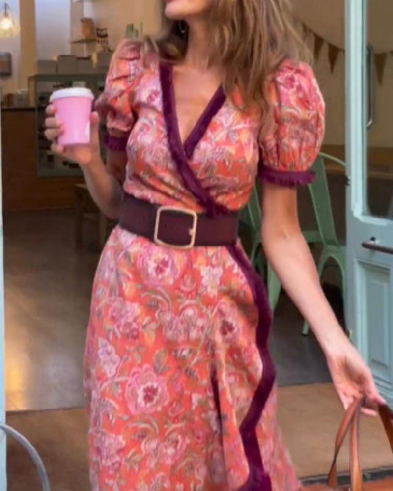 PIANE - Abito elegante rosa