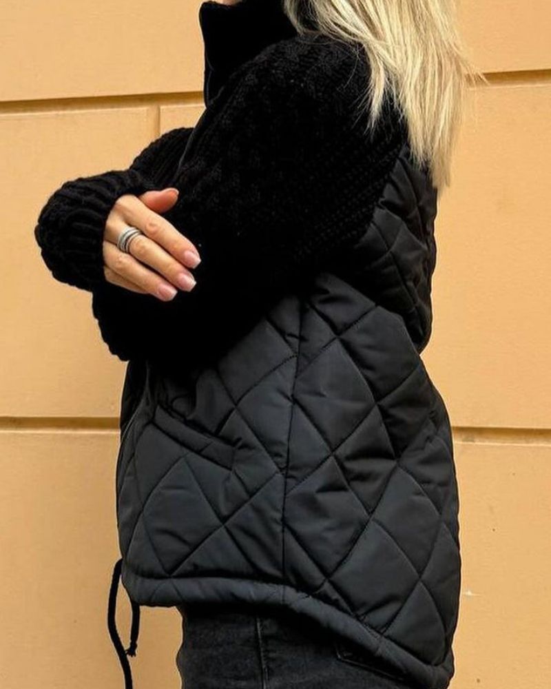 BOILAR - Giacca casual in maglia con chiusura a zip