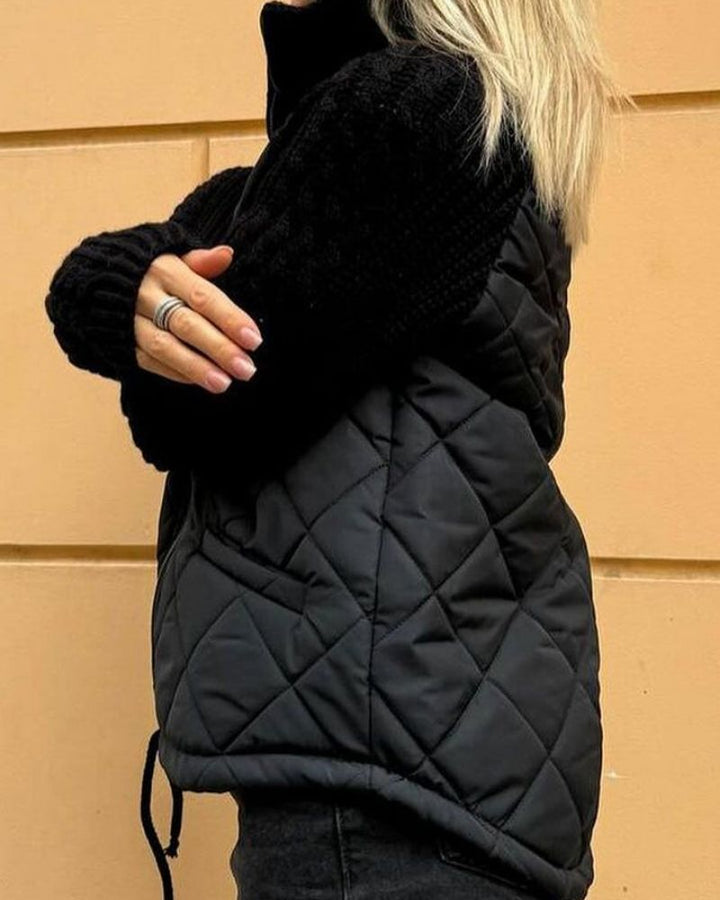 BOILAR - Giacca casual in maglia con chiusura a zip