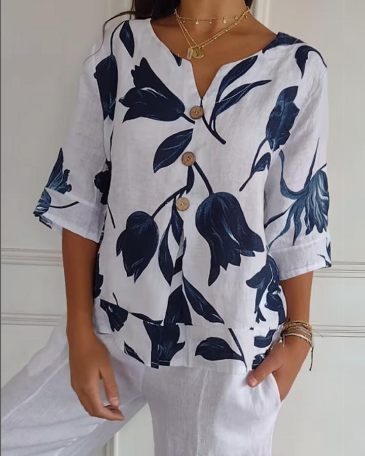Elisa - Camicia casual in cotone