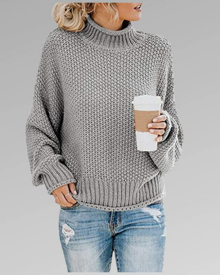 VIRELLA - ELEGANTE MAGLIONE A COLLO ALTO