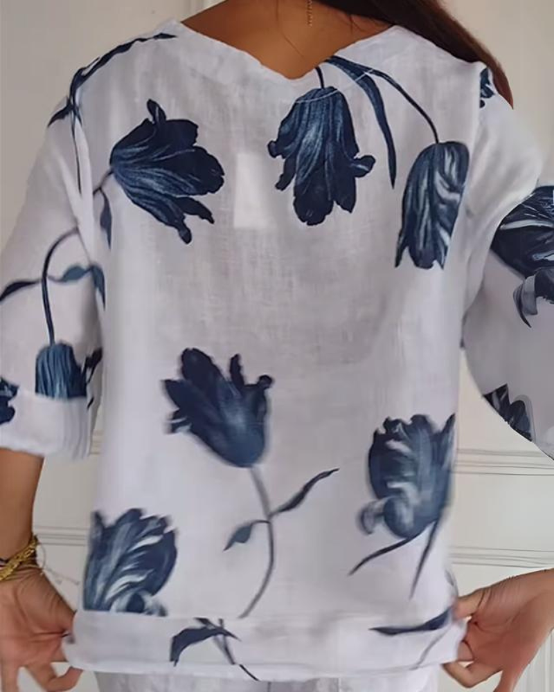 Elisa - Camicia casual in cotone