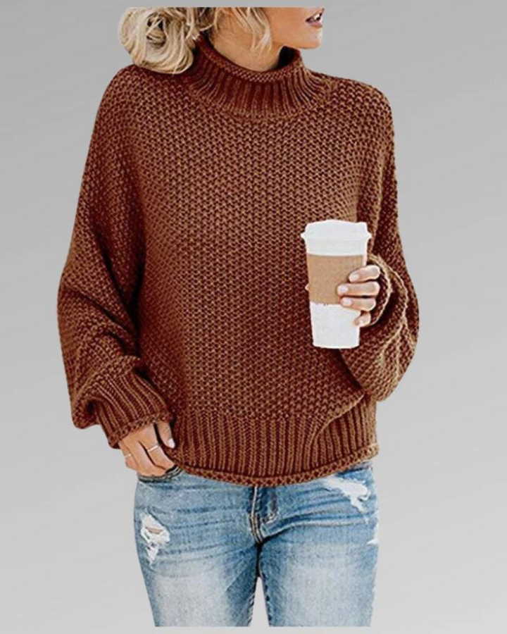 VIRELLA - ELEGANTE MAGLIONE A COLLO ALTO