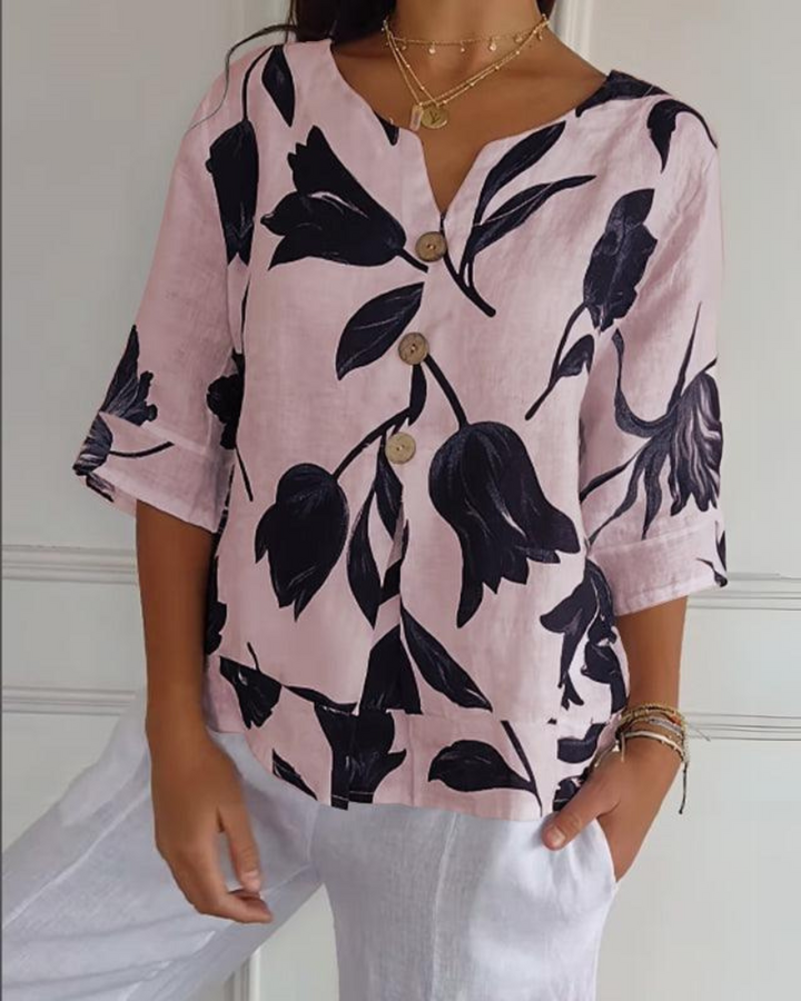 Elisa - Camicia casual in cotone