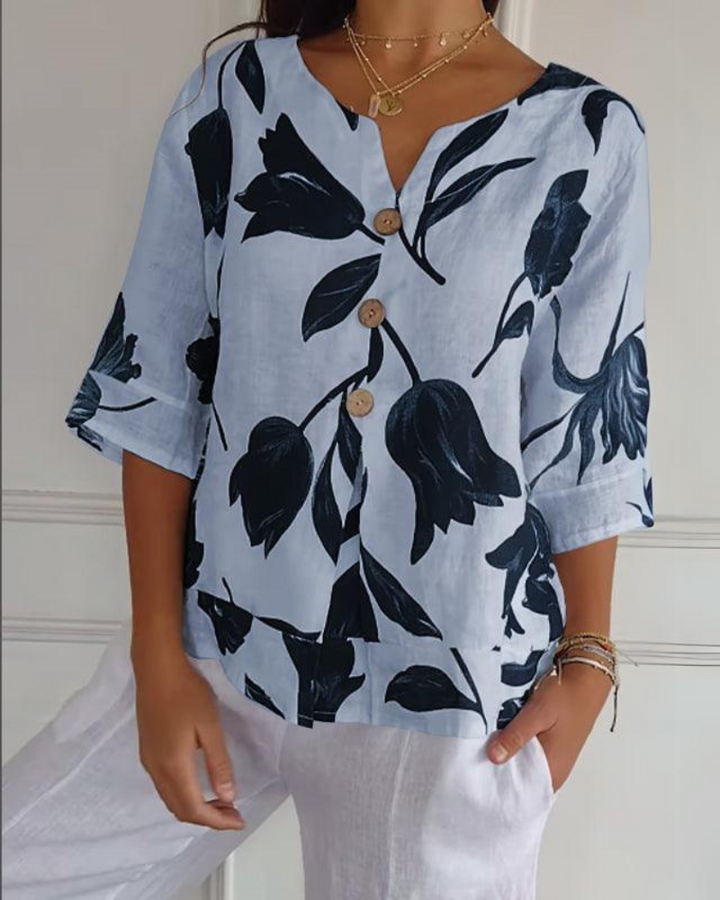 Elisa - Camicia casual in cotone
