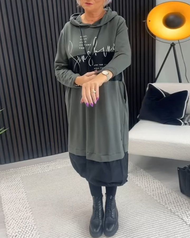 SEMBA - Vestito casual con cappuccio