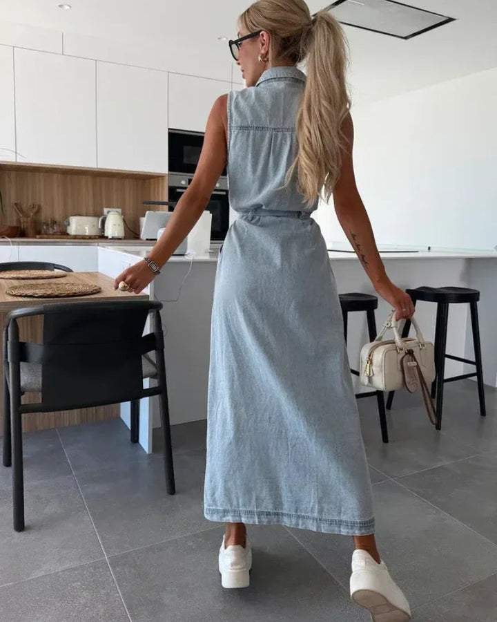 ISARELE - ABITO IN DENIM ELEGANTE