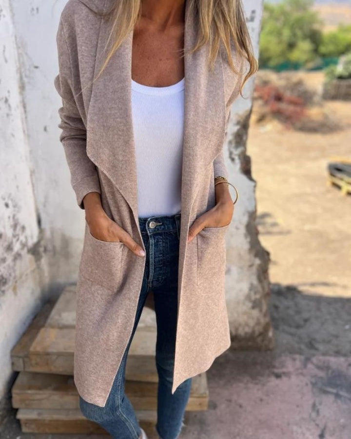 EIGONA - GIACCA CARDIGAN CON REVERS CASUAL