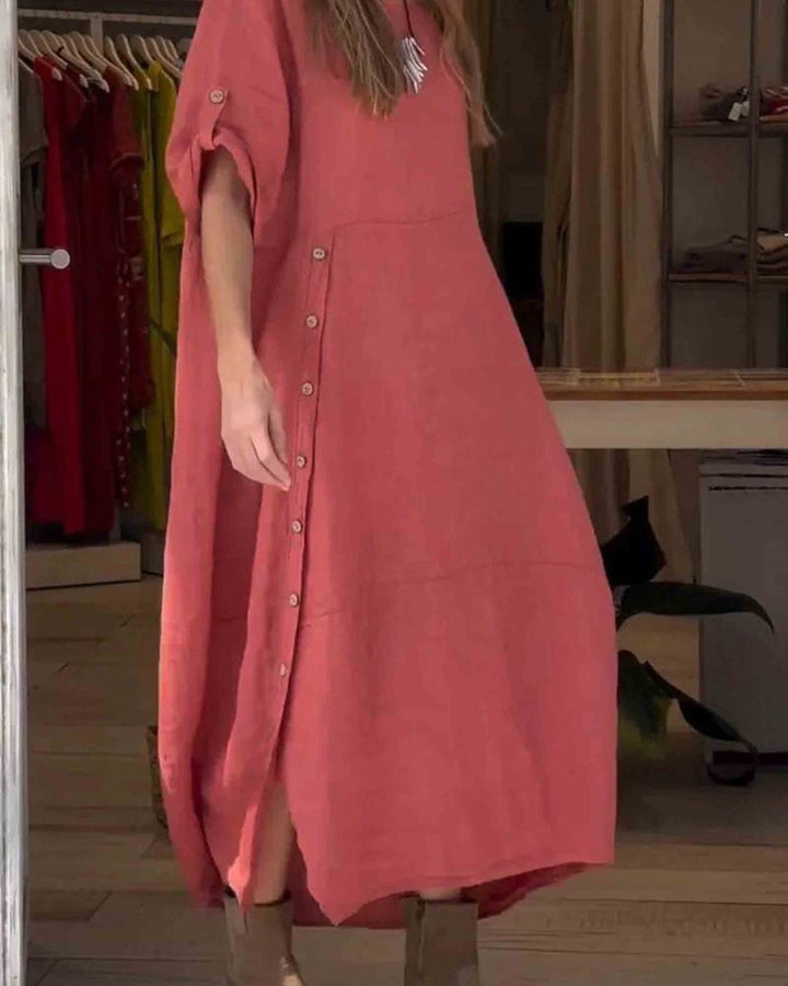MYLAH - ABITO IN COTONE E LINO