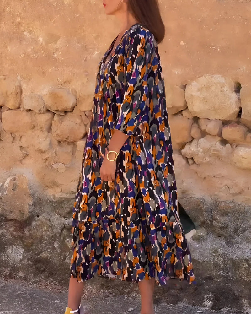 ASIRA - ABITO STAMPATO BOHO