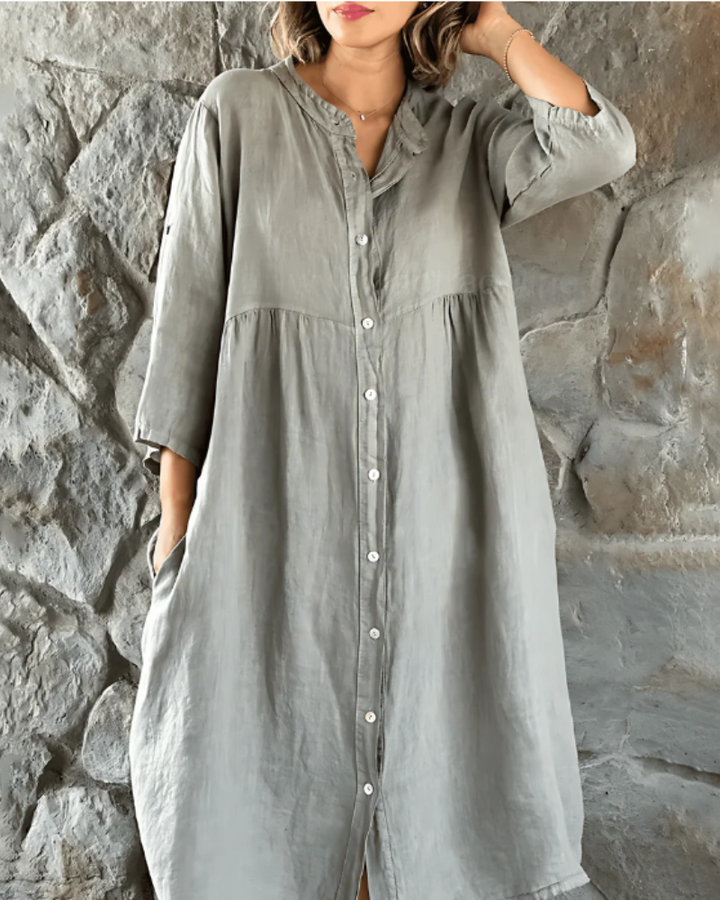 ADARE - Abito casual in cotone e lino