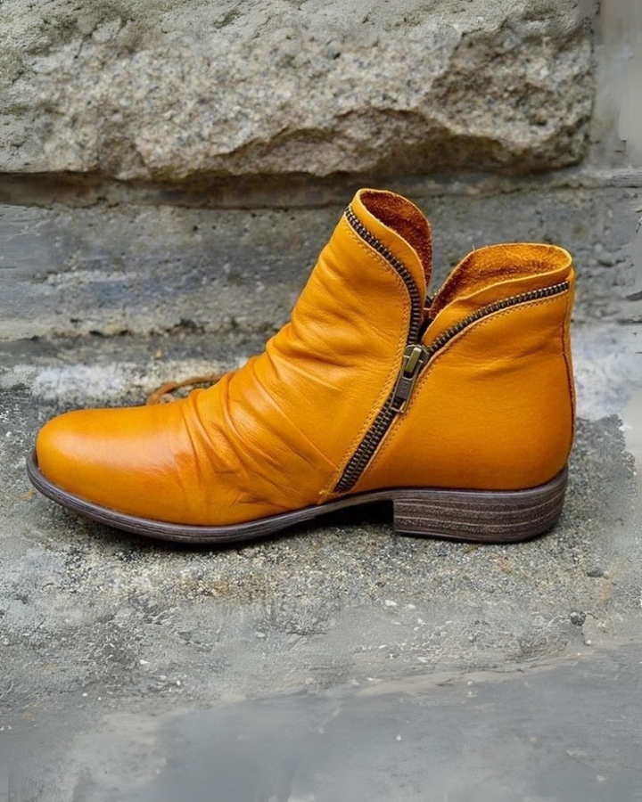 VIANELE - Stivali in pelle con zip
