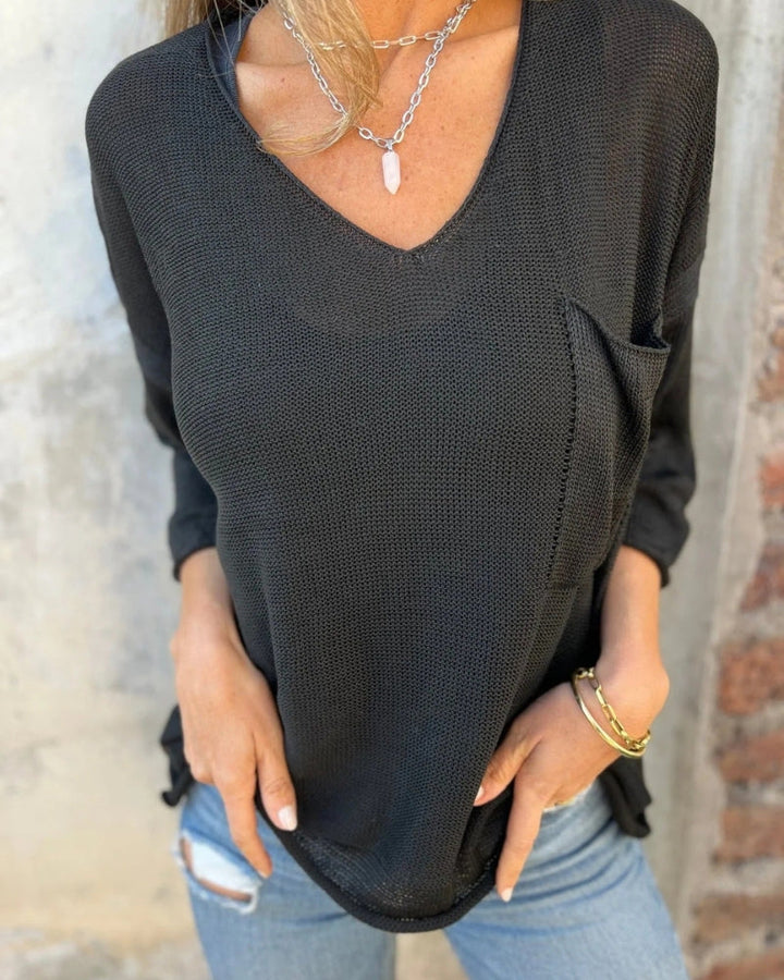 SEMBE - Top in maglia boho