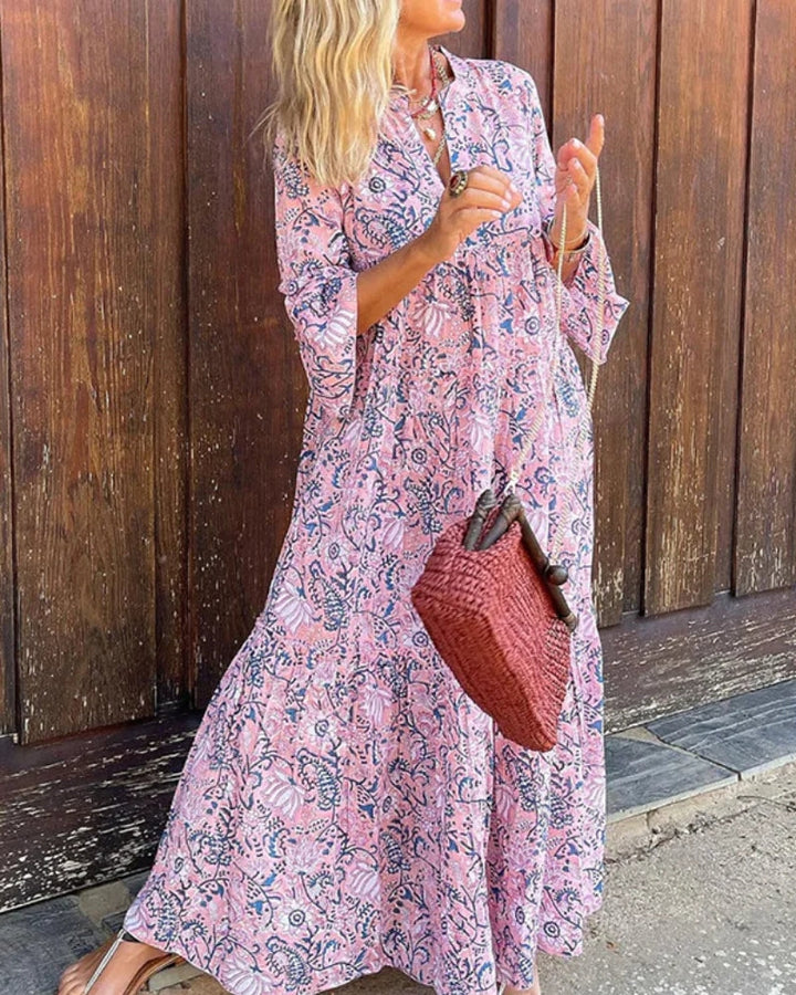 ALMERIA - ABITO STAMPATO BOHO