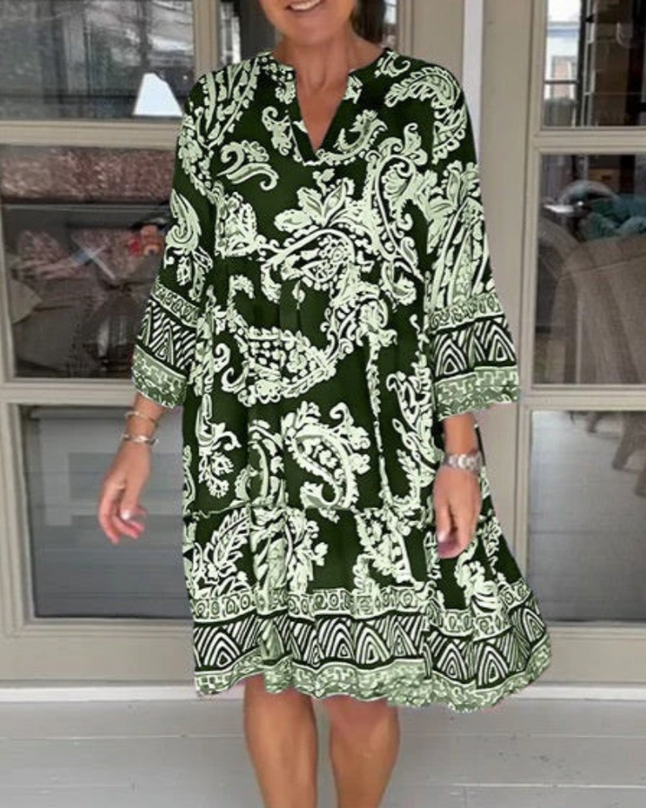 SIERADE - ABITO CON STAMPA BOHO
