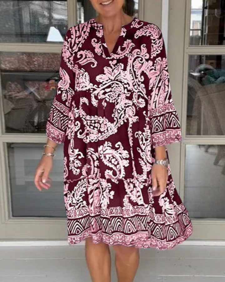SIERADE - ABITO CON STAMPA BOHO