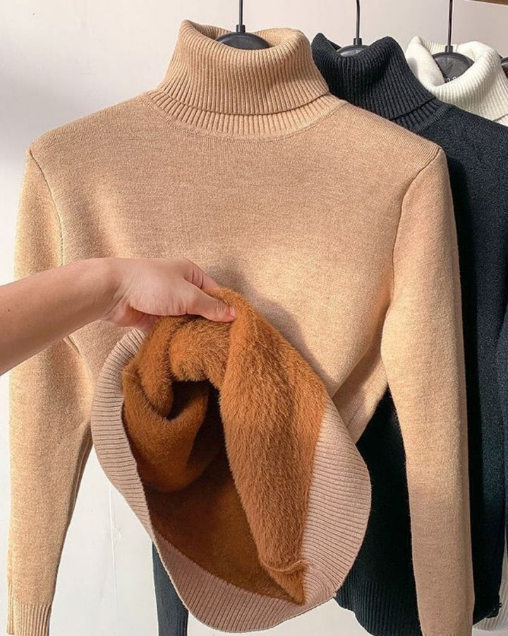 YVEA - CALDO PULLOVER A COLLO ALTO