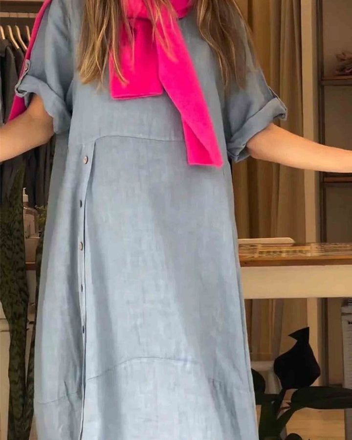 MYLAH - ABITO IN COTONE E LINO