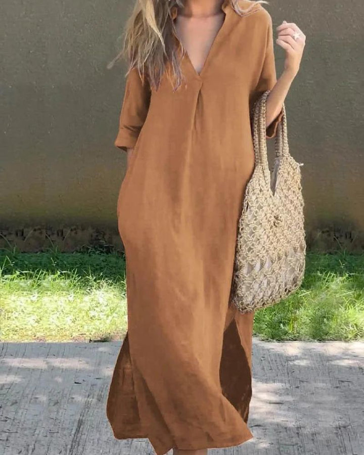 SIMBA - ABITO IN LINO CON TASCHE