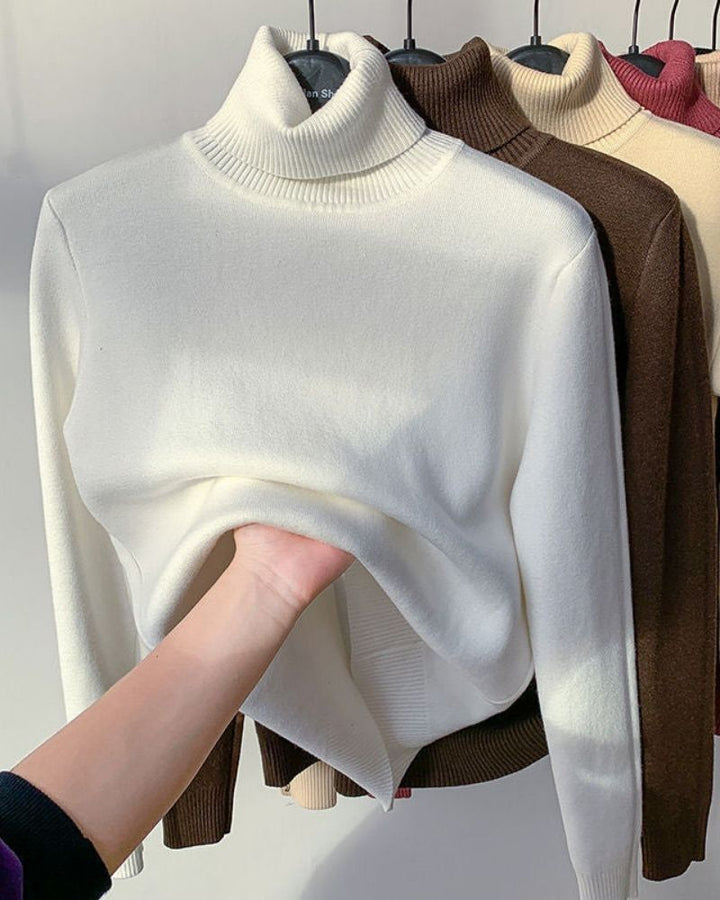 YVEA - CALDO PULLOVER A COLLO ALTO