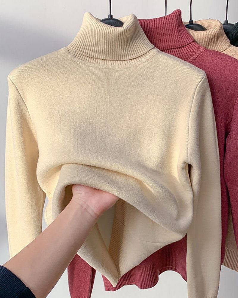 YVEA - CALDO PULLOVER A COLLO ALTO