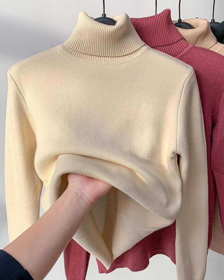 YVEA - CALDO PULLOVER A COLLO ALTO