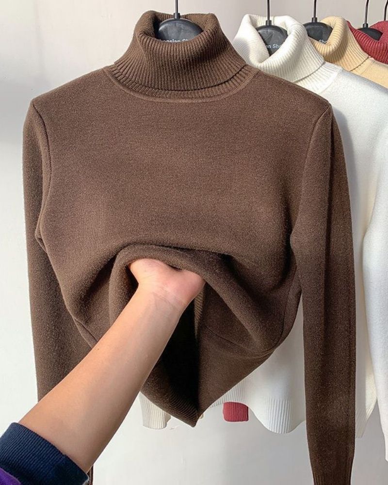 YVEA - CALDO PULLOVER A COLLO ALTO