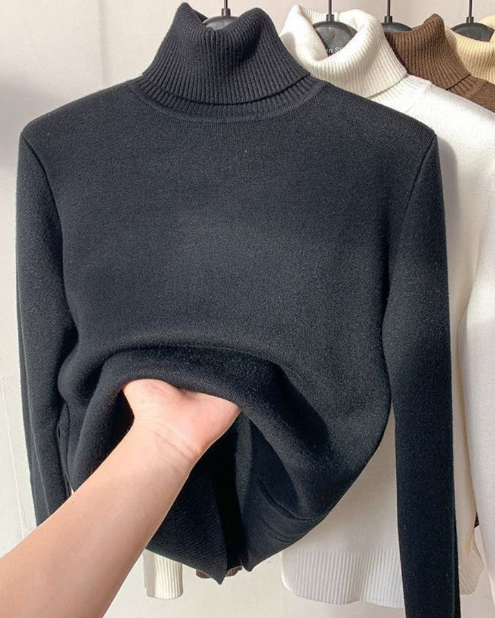 YVEA - CALDO PULLOVER A COLLO ALTO