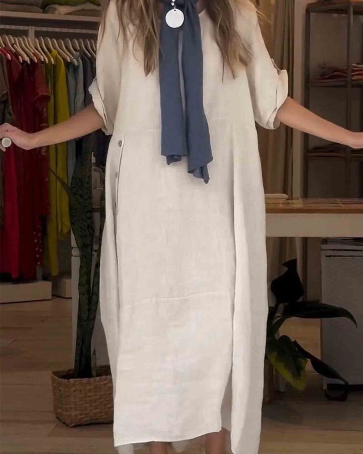 MYLAH - ABITO IN COTONE E LINO