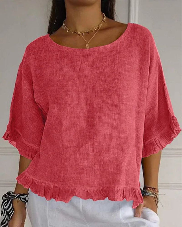 NABILA - CAMICIA DI LINO ALLA MODA