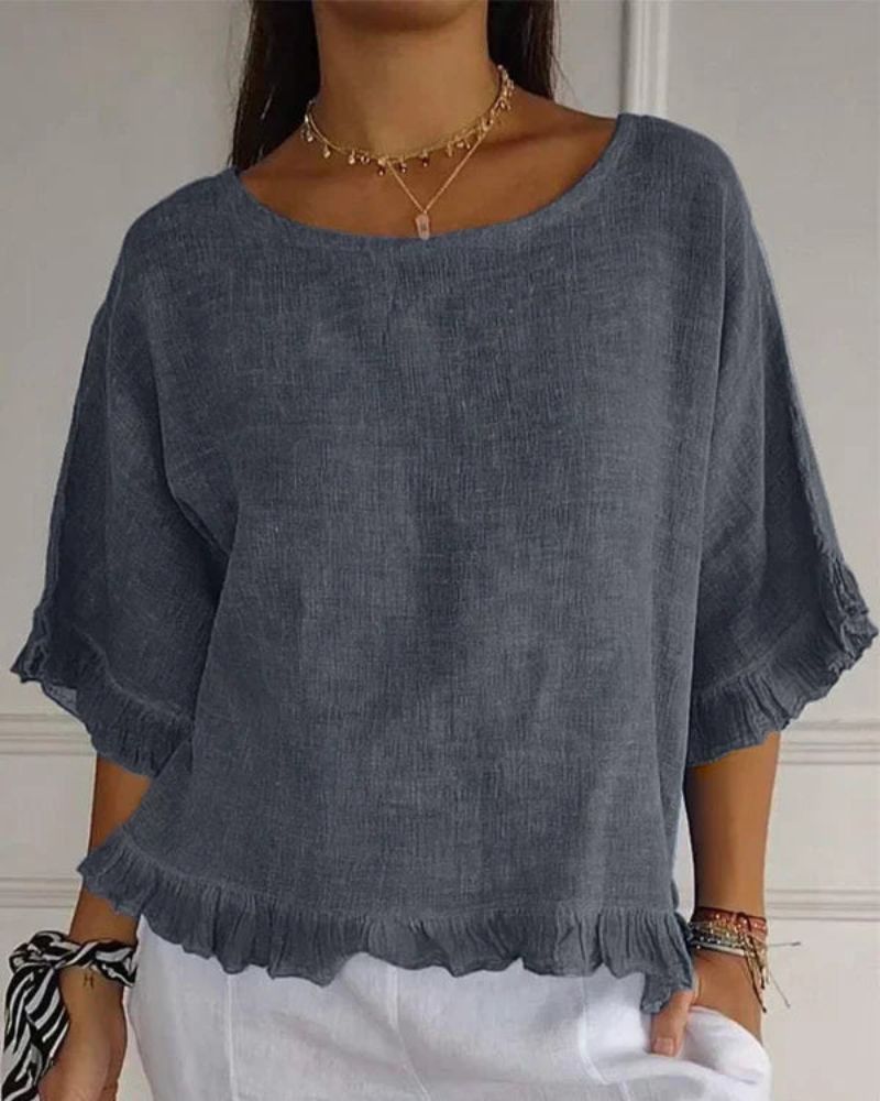 NABILA - CAMICIA DI LINO ALLA MODA